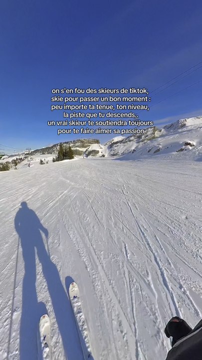 On ski pour le plaisir 😃