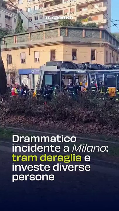 "Tragedia a Milano: Tram deraglia e si schianta contro edificio, un morto e oltre 20 feriti"
