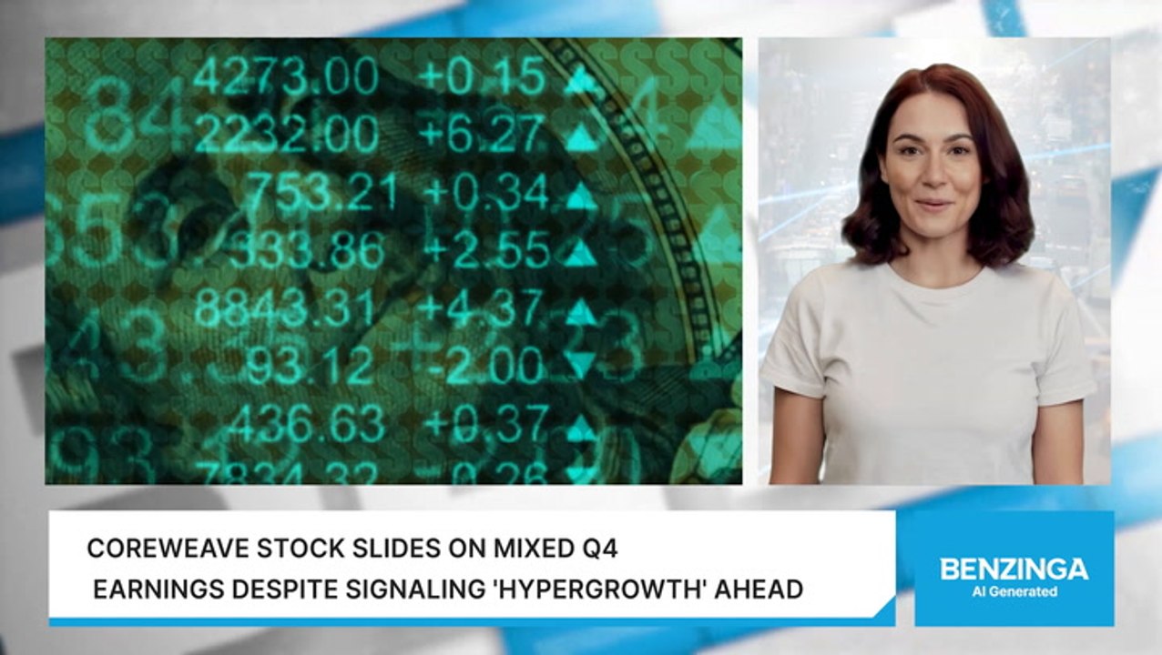 CoreWeave Stock Slides