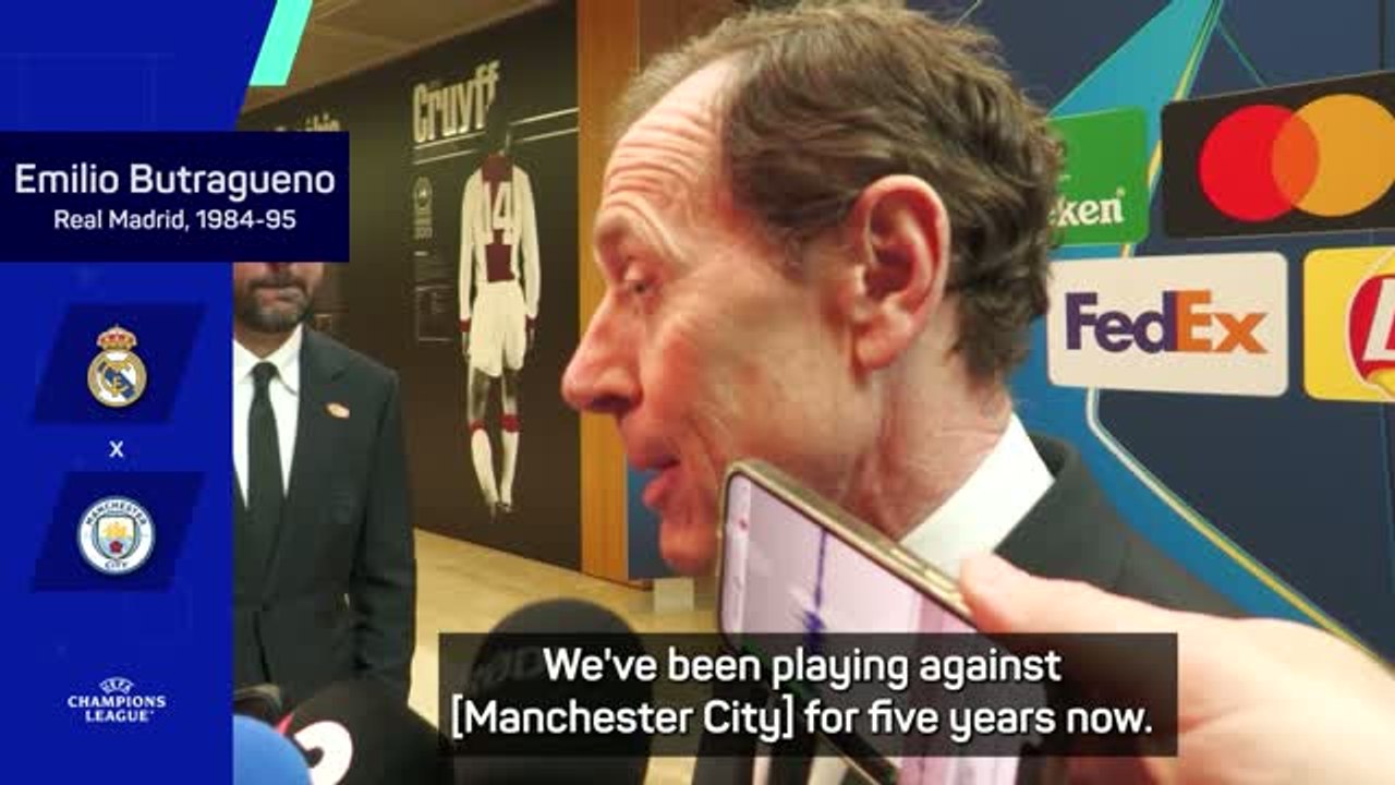 Real Madrid vs Manchester City is a Clásico - Butragueno