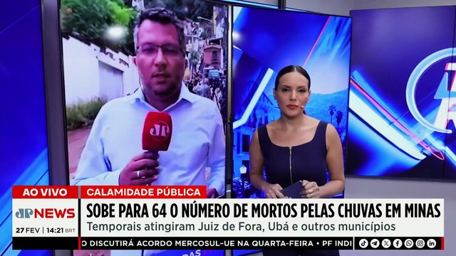 MG: Chuvas fortes deixam ao menos 64 mortos no estado e centenas de desabrigados | TEMPO REAL