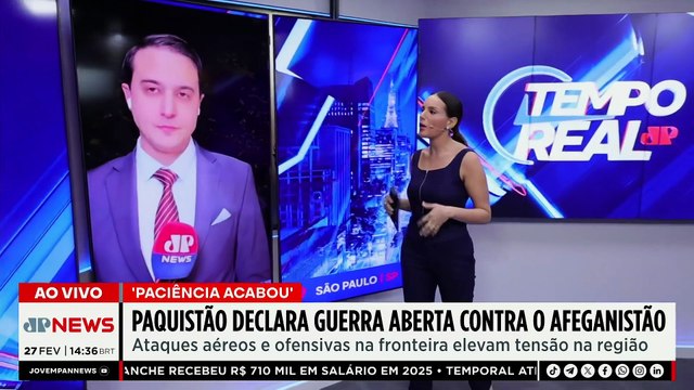 Paquistão declara guerra aberta contra Afeganistão após confrontos na fronteira | TEMPO REAL