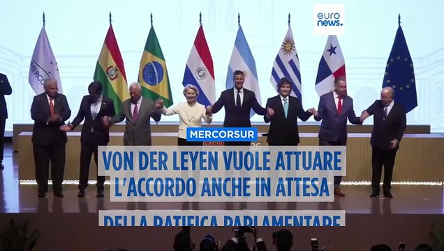 Von der Leyen intende attuare l'accordo commerciale con il Mercosur anche senza ratifica