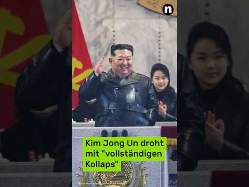 Kim Jong Un droht mit 'vollständigen Kollaps'