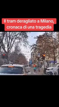 Il tram deragliato a Milano, cronaca di una tragedia.#notizie #ansa #giallo #cronaca
