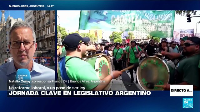 Directo a... Buenos Aires y el debate en el Senado para ratificar la reforma laboral