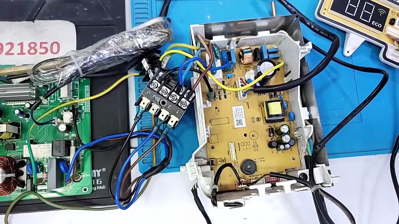 PEL Dc inverter ac E1 error outdoor pcb Dc inverter ac all pcb online free course _ training center