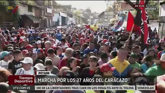 Fuerza Comunal reafirma su compromiso con la soberanía en masiva marcha por el 27 de febrero