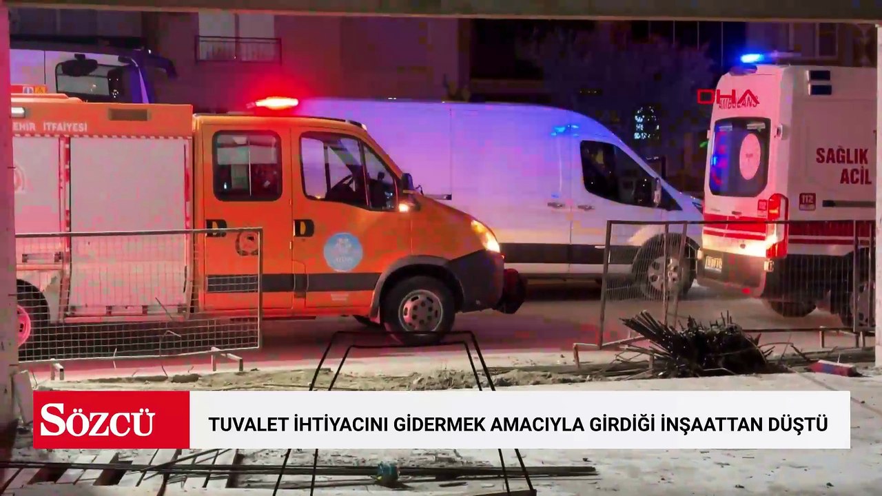 Tuvalet ihtiyacını gidermek amacıyla girdiği inşaattan düşüp, yaralandı