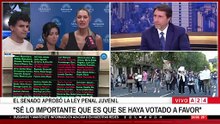 El repudio de Feinmann al senador Soria por burlarse del minuto de silencio hacia las víctimas de delitos cometidos por menores