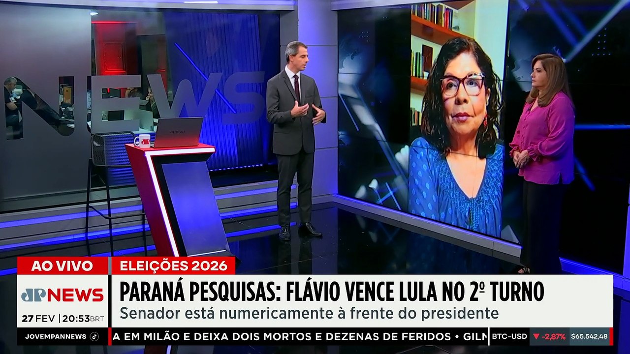 Eleições 2026: Flávio Bolsonaro aparece à frente de Lula no 2º turno, diz Paraná Pesquisas