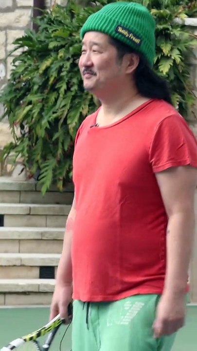 I played tennis and interviewed another Bobby