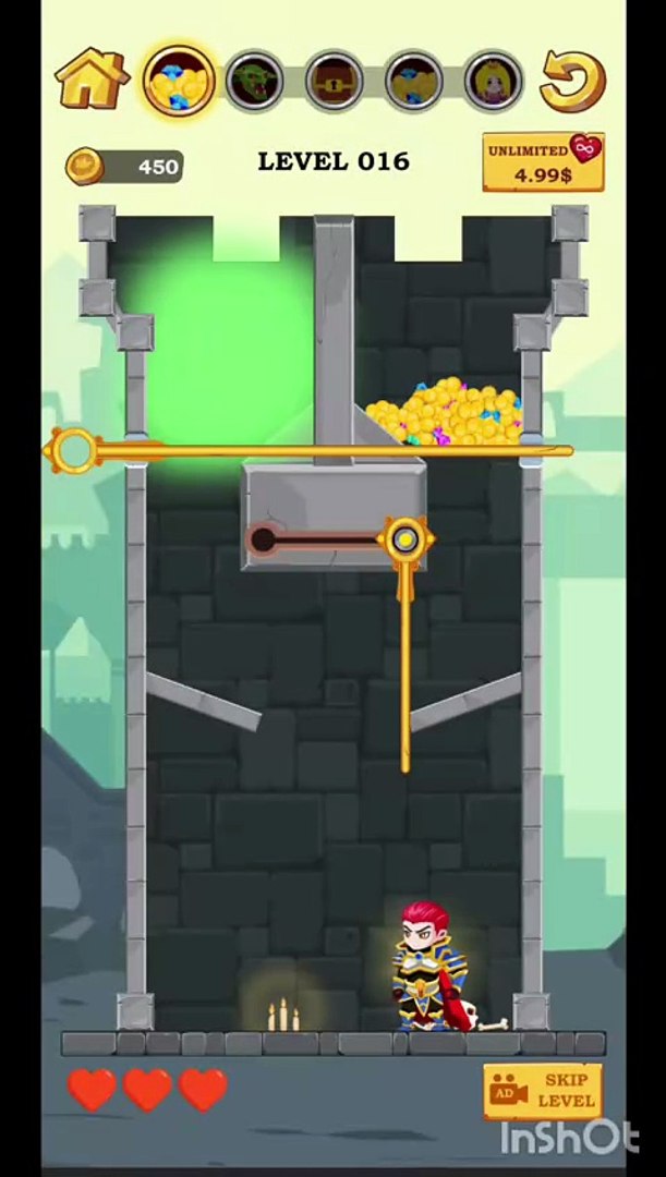 ⁣Hero Rescue Gameplay |Level 16| #gaming #trending #asmr #herorescuegameplay