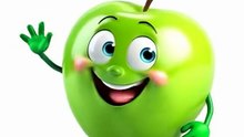 Green Apple Happy Enjoy Dance 🍏💚 | Fun Cartoon Animation for Kids