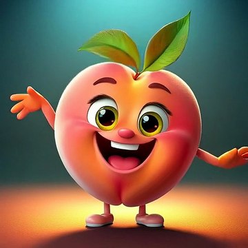 Apricot Enjoy Dance Party 💃 | Happy Fruit Fun Animation for Kids