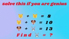 only genius can solve this emoji math trick