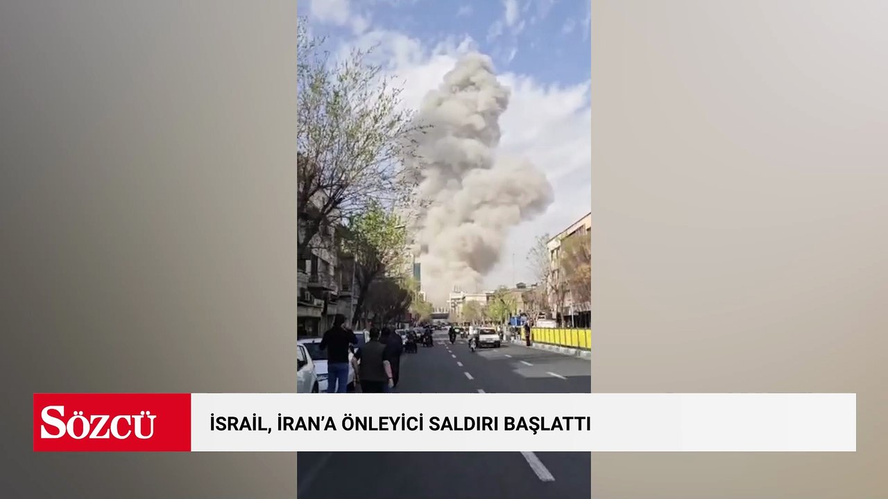 İsrail, İran'a önleyici saldırı başlattı