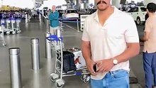 Randeep Hooda spotted at the airport, keeping it cool and effortless—casual look, solid swag