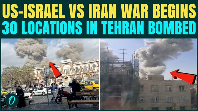 US-Israel BOMB Iran BREAKING| Multiple Explosions ROCK Tehran | Khamenei FLEES Iran | US Iran War