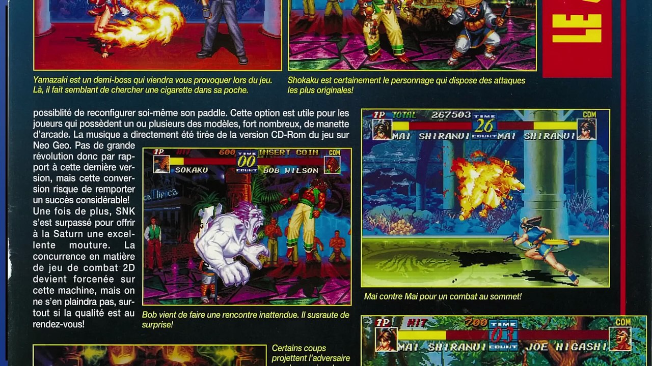 🎮 Que vaut le PORTAGE de FATAL FURY 3 sur SEGA SATURN ¿ (1080p_60fps_H264-128kbit_AAC-français)