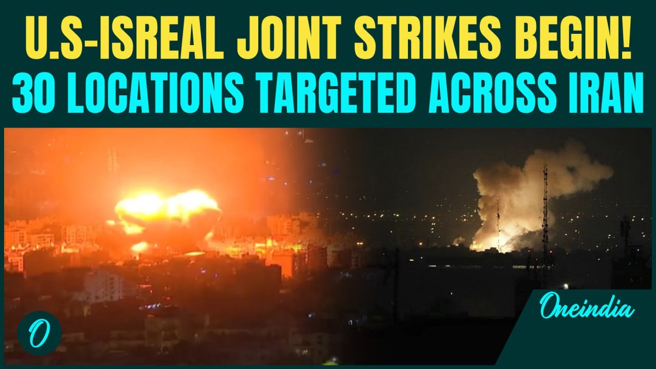 US-Israel Strike Iran BREAKING: Over 30 Locations Targeted Across Iran | Smoke Plumes Cover Tehran