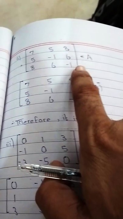 Class 11 maths sindh board New book Chapter 2 Exercise 2.1 Introduction Matrices and Determinants q 6