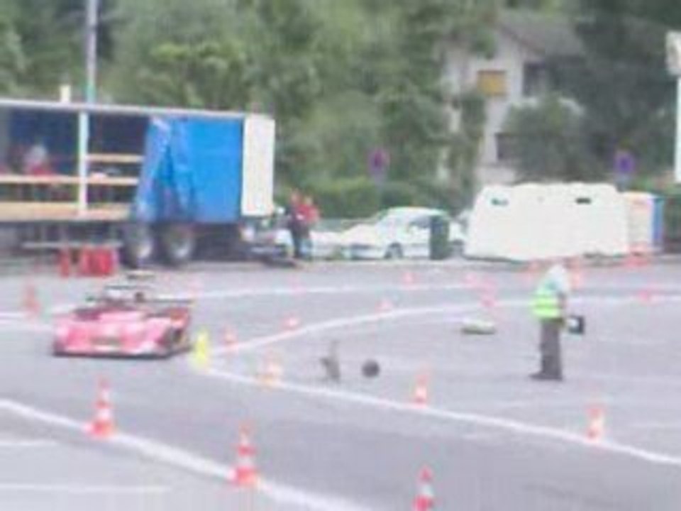 Slalom Cluses (Stéphane avec la Tiga de Jérôme Padey)