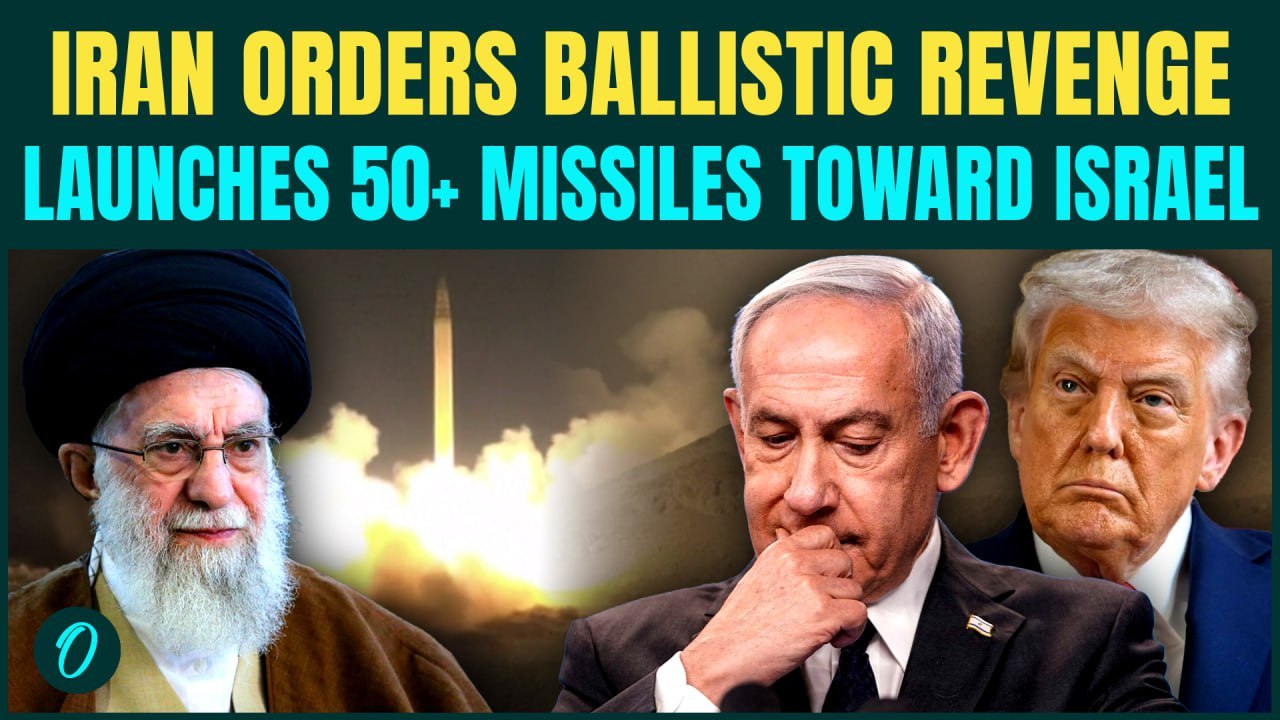 IRAN BREAKING: Iran Launches 50+ Ballistic Missiles Toward Israel in Full-Scale Revenge Strike