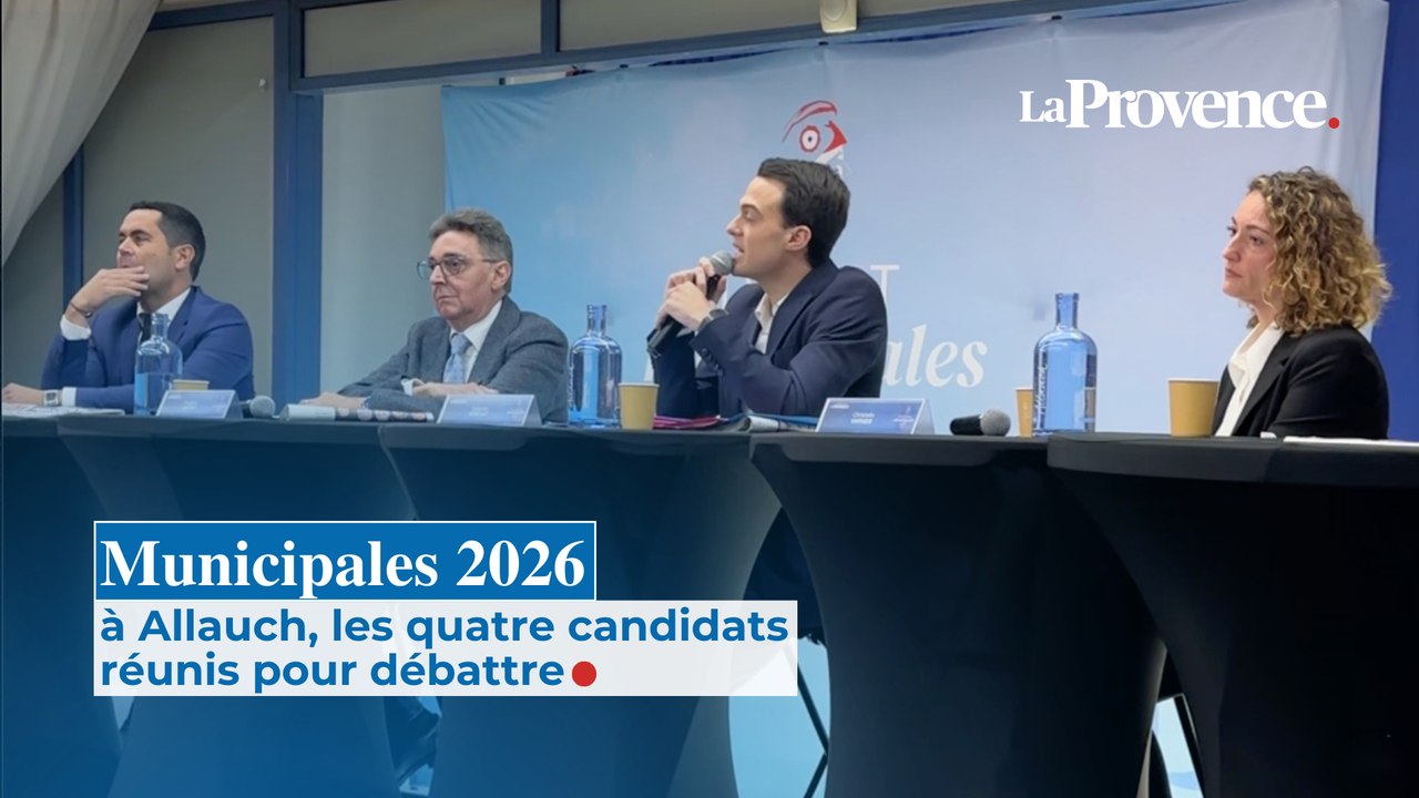 Municipales 2026 : à Allauch,  les quatre candidats réunis pour débattre