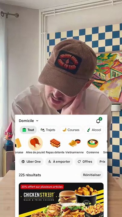Commande à l'aveugle, découverte de Chicken Street #poulet #foodhacks #trend #feed