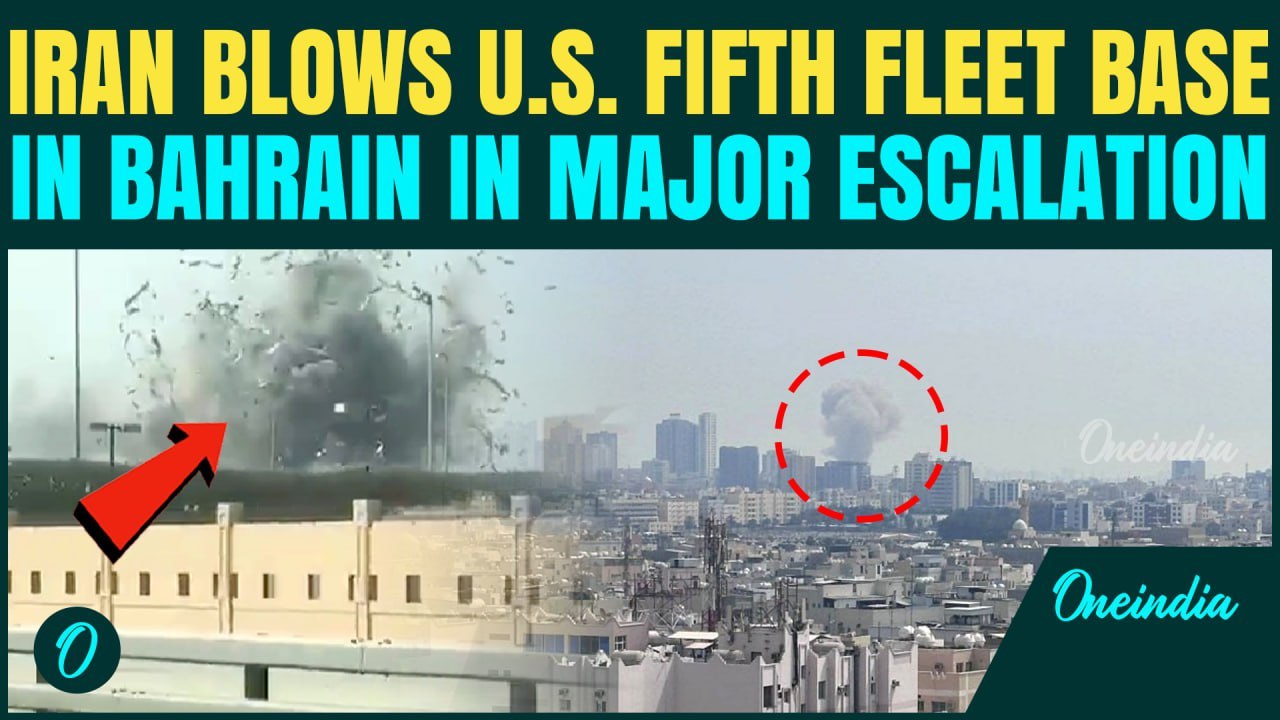 Iran WREAKS Havoc on Bahrain Air Base; Fires Ballistic Missiles After U.S-Israel Attack on Tehran