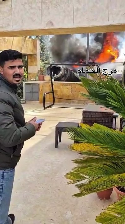 سقوط شظايا صاروخ في منطقة مرج الحمام بعمان