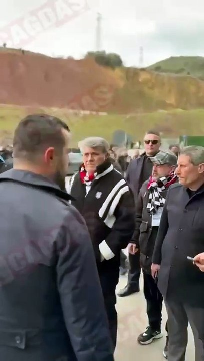 Beşiktaş Başkanı Serdal Adalı tribünde! TURKA Kocaeli Stadyumu’na geldi