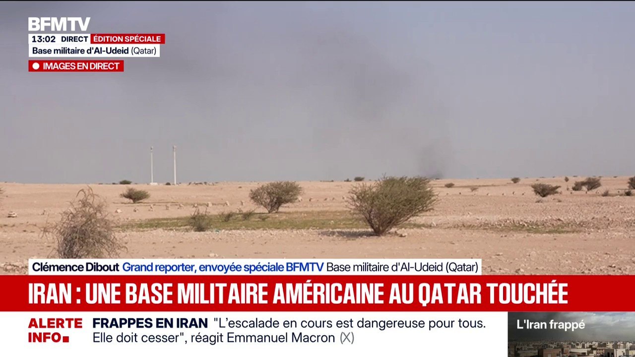 Escalade en Iran: la base militaire américaine d'Al-Udeid touchée au Qatar