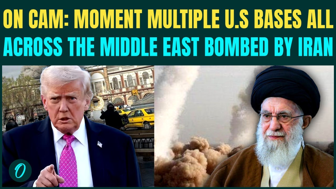 Middle East War BREAKING: Iran BOMBS US Bases in Qatar, UAE, Jordan, Bahrain in Seconds | VIDEO