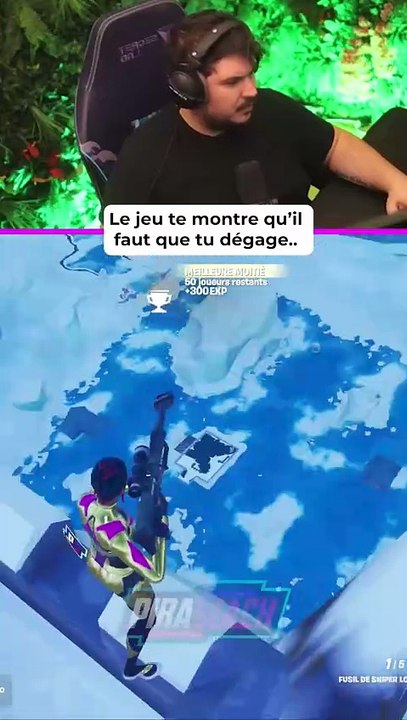 Le jeu te montre qu’il faut que tu dégage..
