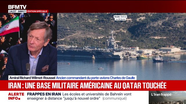 Iran: Ce serait une image extraordinaire d'avoir un bateau occidental coulé sous les bombes iraniennes , explique l'Amiral Richard Wilmot-Roussel