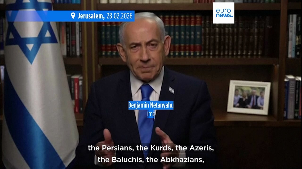 “Help has arrived,” Netanyahu says, urging Iranians to "take your destiny"