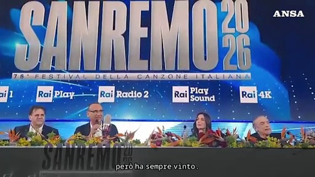 Sanremo, Conti sugli ascolti: "Non mi preoccupano i punti, mi preoccupa il prodotto"
