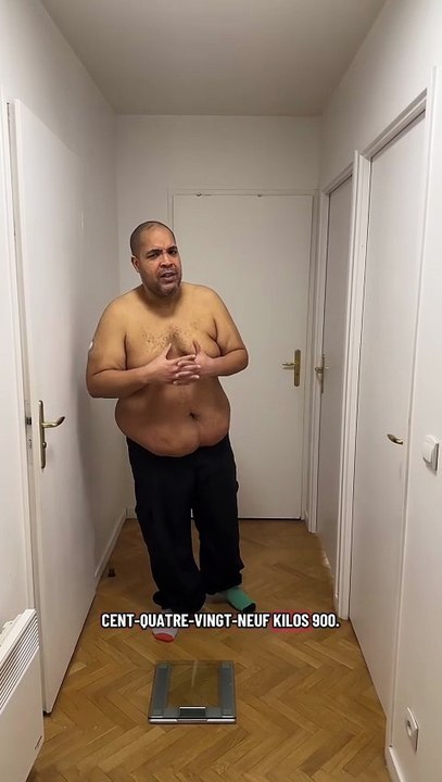 Je me pèse pour voir où j’en suis dans ma perte de poids 💪🏾#motivation #perteDePoids #transformation #diabete #diabetique