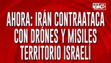 Irán contraataca con drónes y misiles territorio Israelí