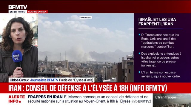 Frappes en Iran: Emmanuel Macron convoque un Conseil de défense et de sécurité nationale à l'Élysée à 18 heures