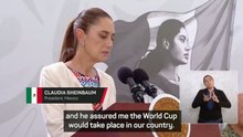 Mexican President reassures on World Cup safety as trophy arrives in country