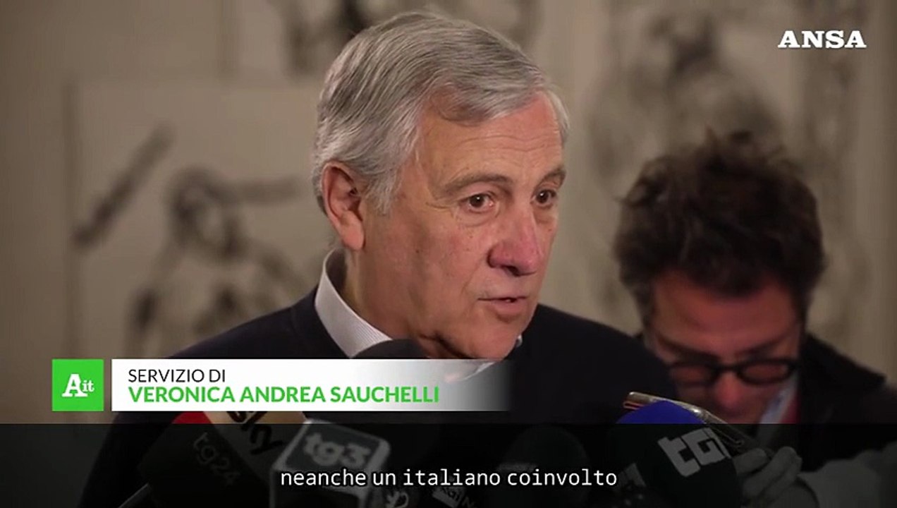 Tajani: "Nessun italiano coinvolto negli attacchi in Iran e nel Golfo"