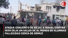 Sube a 60 la cifra de niñas asesinadas por bombardeo israelí en una escuela primaria al sur de Irán