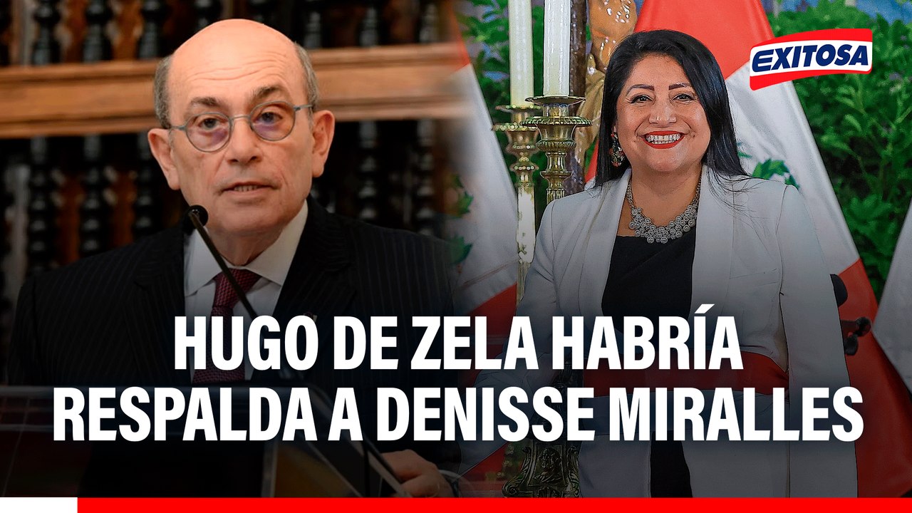 Hugo de Zela habría rechazado premierato mas respalda a Denisse Miralles