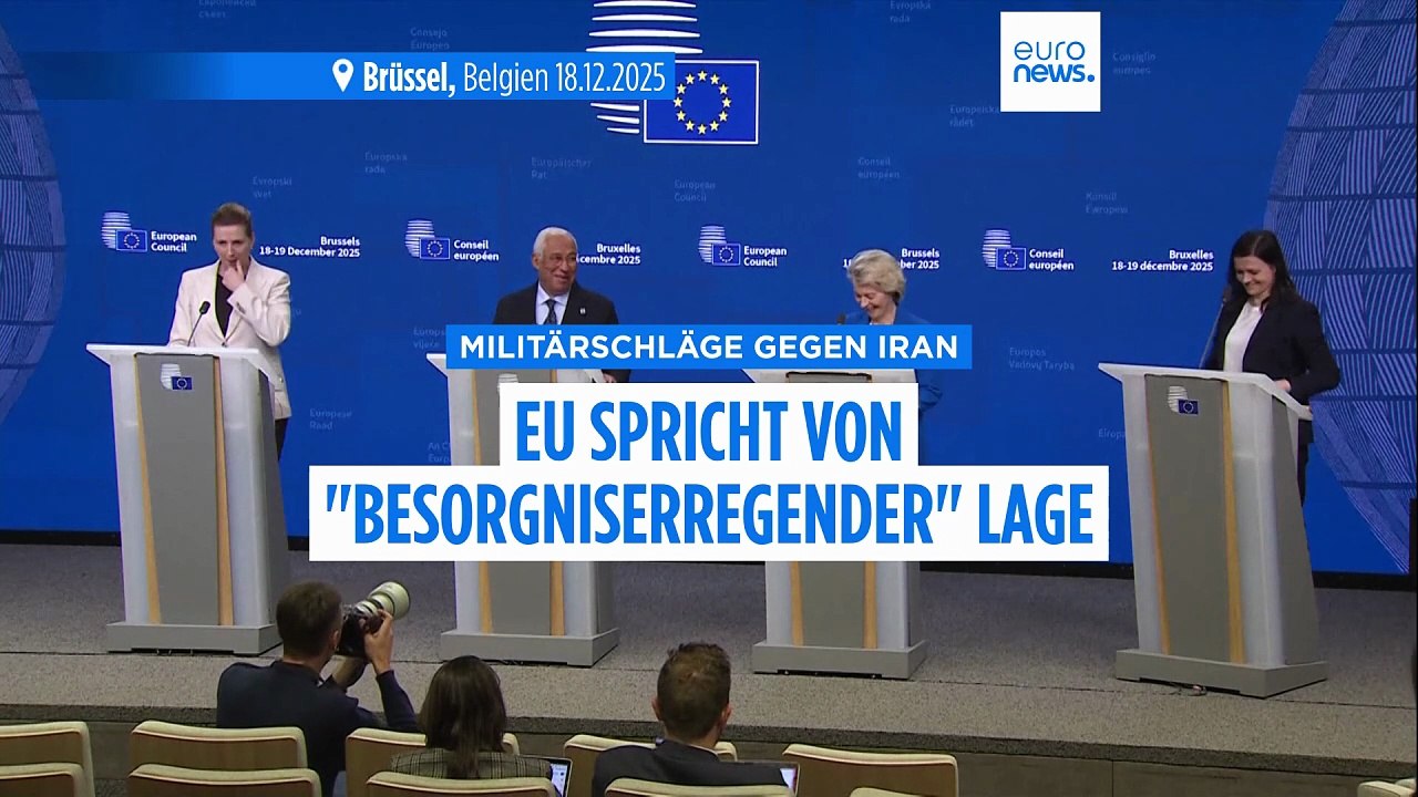 Europa reagiert auf Militärschläge der USA und Israels auf den Iran