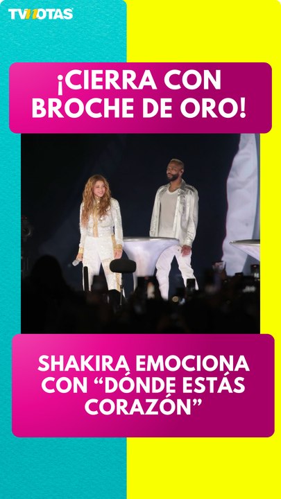 Shakira cierra su tour en el Estadio GNP Seguros
