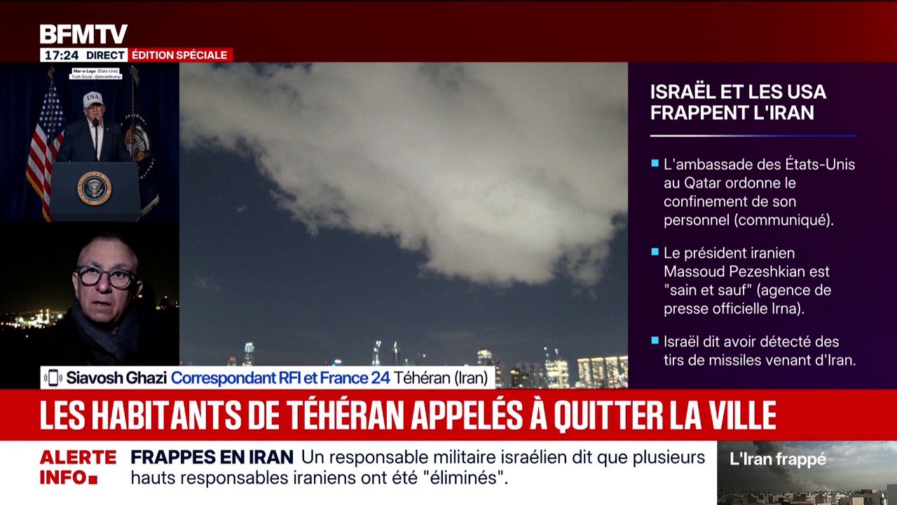 Iran: de nouvelles très fortes détonations entendues au sud de Téhéran