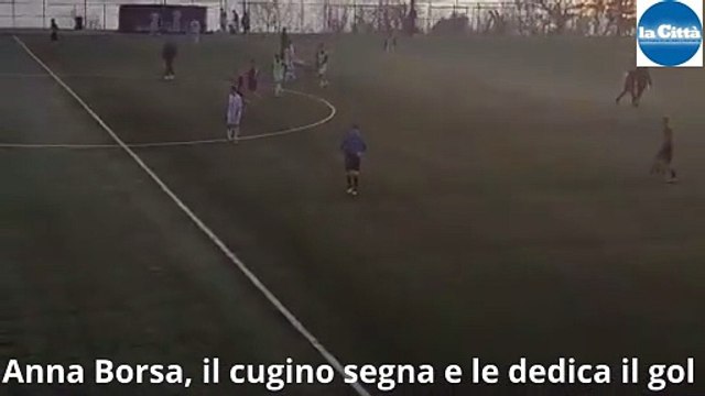 Andrea, un gol per non dimenticare la cugina Anna Borsa vittima di femminicidio